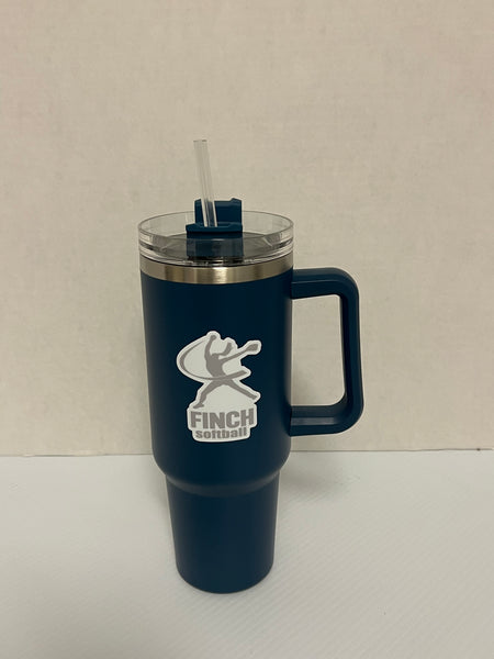 Softball 40 Oz. Tumbler With Pouch