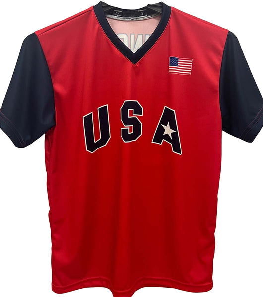 Autographed/Signed Jennie Finch USA Blue Team United States Softball Jersey  JSA COA at 's Sports Collectibles Store