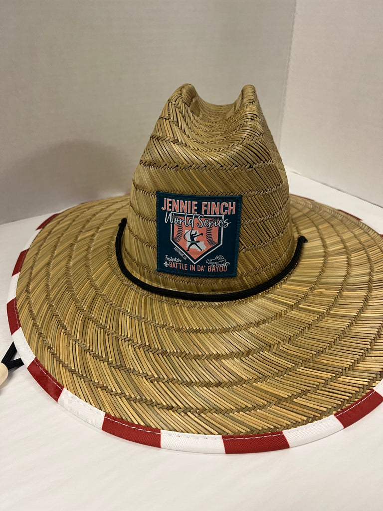 JF World Series Flag Straw Hat