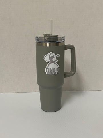 Finch Softball - GRAY - 40 oz Tumbler Cup