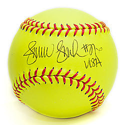 Autographed Softball- Yellow